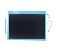 Tableta de escritura electrónica, tableta de dibujo LCD colorida para niños, pantalla vibrante con lápiz, borrado con un solo, pizarra ecológica alimentada por luz para niños (Azul)