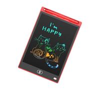 Tableta de escritura LCD a color de 8.5 pulgadas, reutilizable, portátil, tablero de dibujo de repuesto para niños, oficina, escuela, bloc de escritura electrónica portátil