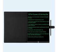 Tableta de escritura LCD borrable de pantalla completa para dibujar, tomar notas y dejar mensajes, 11.5 pulgadas, bloc de dibujo con diseño de línea superfina con un lápiz, empaquetado con una funda