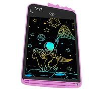 Tableta de Escritura LCD de 8.5 Pulgadas, Colorido Drowle Drawing Tablet Protección de la Tabla de Escritura para Niños Tablero de Dibujo Electrónico Borrable con Lápiz (Púrpura)