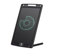 Tableta de escritura LCD de 8 pulgadas con lápiz, reutilizable, 50.000 borradores, negro / azul, batería CR2016, portátil y ecológica