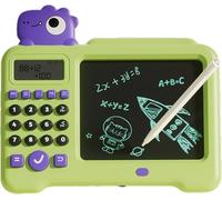 Tableta de Escritura Lcd, Juguetes Educativos Coloridos Borrables con Calculadora, Tableta de Escritura de Dibujo de Juguetes Eléctricos, Bloc de Dibujo de Aprendizaje Nacional Color B