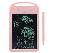 Tableta de escritura LCD para niños, tableta de dibujo electrónica con pantalla libre de luz azul, bloc de dibujo reutilizable para aprender matemáticas, dibujo y toma de notas, (Rosa)