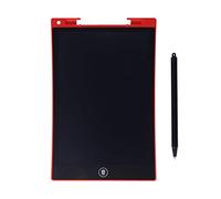 Tableta de escritura LCD Tablero de dibujo de protección ocular de pantalla completa de 10 pulgadas Almohadilla de escritura portátil para niños Rojo Material ABS seguro y