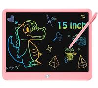 Tableta De Escritura LCD Tableta De Dibujo Colorido De 15 Pulgadas para Niños, 3~12 Juguetes para Niñas Niños, Regalos Borrables Y Reutilizables, Juguete De Cumpleaños De Navidad para Niños