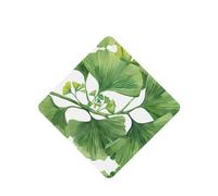 Tableta de fragancia para coche, 4 unidades, diseño de ginkgo biloba para colgar, ambientador para decoración del hogar y la oficina