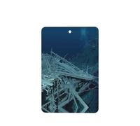 Tableta de fragancia para coche, 4 unidades, diseño de naufragio bajo el mar, para colgar en la tableta, ambientador para decoración del hogar y la oficina