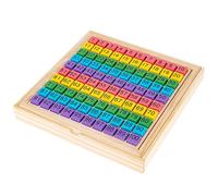 Tableta de madera de cien - Juego de matemáticas para aprender a contar números Juego de matemáticas en edad preescolar, Juego de actividades educativas para niños | Práctica en secuencias de 1 a