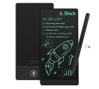 Tableta Escritura LCD para Adultos, Czemo 6,5 Pulgadas Portátil Pantalla Completa LCD Pizarra de Escritura con Bolígrafo Magnético, para Registro Rápido, Oficina, Memos, Aritmética, Dibujo