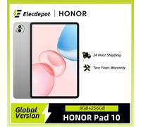 Tableta HONOR Pad 10 de 8 GB + 256 GB, pantalla de 12,1 pulgadas con 120 Hz y resolución 2,5K (2560 x 1600), procesador Snapdragon 7 Gen 3, batería de 10100 mAh, sistema operativo MagicOS 9.0 (Android