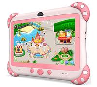 Tableta infantil de 7 pulgadas para niños, WiFi, 32G, Android 10, doble cámara, juegos educativos, control parental, tableta para niños pequeños con software para niños preinstalado, YouTube Netflix