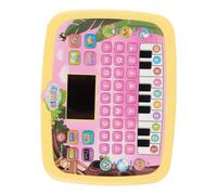 Tableta interactiva para niños que aprende inglés con LED y teclado de piano