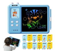 Tableta LCD Para Niños, Tableta Gráfica Con Tarjeta Flash Parlante, Tableta Gráfica Para Niños LCD Recargable, Juguete De Interacción Padre-Hijo Para Niños Y Niñas Para La Escuela Pero