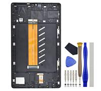 Tableta negra completa LCD digitalizador pantalla táctil montaje marco de reemplazo para Samsung Galaxy Tab A7 Lite Tab A7 Lite LTE SM-T225 8.7 pulgadas con kit de herramientas