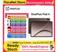 Tableta OnePlus Pad 4 (versión global), mini PC con Snapdragon 8 Elite Gen 5, batería de 13 380 mAh y pantalla True Color de 3,4K. Incluye un cargador original de OnePlus de 80 W. Sage Mist