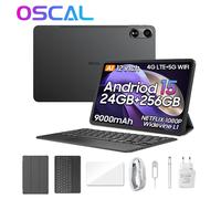Tableta OSCAL Pad 100 Android 15 8+16/12+24GB 36GB RAM 256GB ROM 9000mAh 24+256+K2 gris