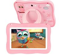 Tableta para niños de 32 GB para niños de 3 a 7 años con mucho contenido sin conexión, tabletas para niños pequeños de 7 pulgadas con software instalado con funda protectora WiFi, control parental