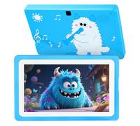Tableta para niños de 7 pulgadas, 32 GB, tableta para niños de 3 a 7 años con WiFi YouTube, toneladas de contenido sin conexión, control de padres, tabletas Android para niños pequeños con soporte de