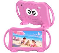 Tableta para niños de 7 pulgadas para niños de 3 a 12 años, tableta de 32 GB para niños pequeños con doble cámara, control parental, funda sólida, WiFi, GMS, YouTube, Netflix, software de aprendizaje