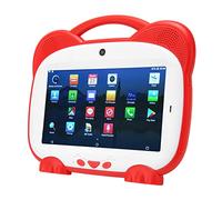 Tableta para Niños, Tableta de Llamada de 7 Pulgadas Soporte WiFi Frontal 2MP Trasero 5MP Quad Core para Android 10.0 para Lectura (Rojo)