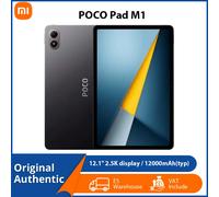 Tableta POCO Pad M1 12.1" Pantalla 2.5K 120Hz Procesador Snapdragon 7S Gen 4 Batería de 12000mAh Sistema Xiaomi HyperOS 2 Blue