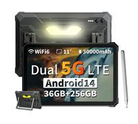 Tableta robusta Blackview Active 10 Pro 5G con Android 14, pantalla de 11 pulgadas, 12+24 GB de RAM, 256/512 GB de ROM, 30000 mAh (12+256)only tablet negro