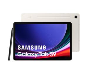 Tableta Samsung Galaxy Tab S9 Wifi de 11" y 128 GB, color crema Usado