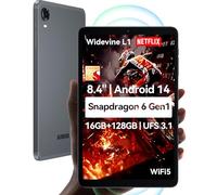 Tableta Snapdragon 6 Gen1 de 8,4" ALLDOCUBE iPlay60 Mini Turbo, Android 14, video 4K 1920x1200 FHD, Widevine L1 parlantes duales giroscopio de 6 ejes, 16 GB+128 GB+1 TB TF UFS3.1, 5MP/13MP PD18W WIFI5