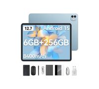 Tableta Táctil BLACKVIEW LINK8 12.7", 2K, 90Hz, 18Go RAM + 256Go ROM, 8400 mAh, Android 15 Tableta Azul, con Teclado + Estilógrafo + Ratón