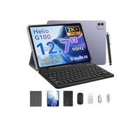 Tableta Táctil BLACKVIEW LINK8 12.7", 2K, 90Hz, 18Go RAM + 256Go ROM, 8400 mAh, Android 15 Tableta Violeta, con Teclado + Estilógrafo + Ratón