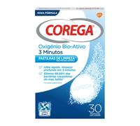Corega Oxígeno Bio Activo 3 Minutos 30 Tabletas Limpiadoras