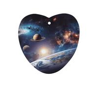 Tabletas de aromaterapia en forma de corazón para coche, universo, galaxia, espacio exterior, tarjetas perfumadas, ambientadores de coche para armario, cajones de coche y decoración del hogar