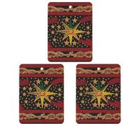 Tabletas de aromaterapia para coche, ambientadores de coche, combinación especial de elementos impresos, tabletas de fragancia para colgar para decoración interior del coche