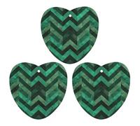 Tabletas de aromaterapia para coche, ambientadores de coche con tabletas de aromaterapia impresas en verde esmeralda