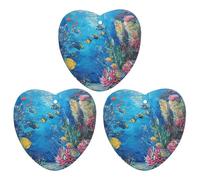 Tabletas de aromaterapia para coche, ambientadores para coche, tabletas de aromaterapia impresas bajo el agua con arrecife de coral