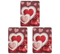 Tabletas de aromaterapia para coche, diseño de feliz día de San Valentín, ambientadores para automóvil