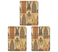 Tabletas de aromaterapia para coche, serie de la tribu del antiguo Egipto, impresas, para colgar, ambientadores automotrices Freshie