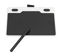 Tabletas de Dibujo de Gráficos de Computadora de 6.10 X 3.94 Pulgadas 233 PPS 5080 LPI, Monitor de Dibujo de Gráficos Externo de Escritorio Integrado en 4 Teclas Personalizables, con Lápiz (Blanco)