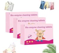 Tabletas de limpieza multifuncionales bio-enzimas, sal explosiva de bioenzimas, lavado activo de enzimas biológicas, potentes tabletas de limpieza de bio-enzimas para eliminar manchas, tabletas de