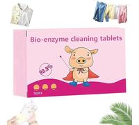 Tabletas de limpieza multifuncionales bio-enzimas, sal explosiva de bioenzimas, lavado activo de enzimas biológicas, potentes tabletas de limpieza de bio-enzimas para eliminar manchas, tabletas de