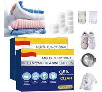Tabletas de limpieza multifuncionales de bioenzimas, removedor de óxido de espuma, tableta de sal de bio-enzima, polvo de limpieza multiusos de cocina, limpiador de bio-enzimas para el hogar para