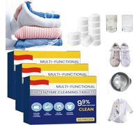 Tabletas de limpieza multifuncionales de bioenzimas, removedor de óxido de espuma, tableta de sal de bio-enzima, polvo de limpieza multiusos de cocina, limpiador de bio-enzimas para el hogar para