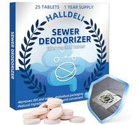 Tabletas desodorantes para alcantarillado, eliminar el olor a alcantarillado en el baño, limpia fosas sépticas y desagües de atascos obstinados, espuma, detergente baño