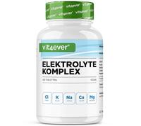 Tabletas Electrolíticas - 420 tabletas con magnesio, calcio, potasio, sodio y cloruro - Equilibrio electrolítico y función muscular - Dieta ceto - Vegano