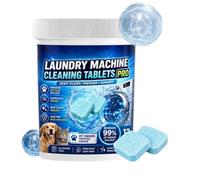 Tabletas Limpiadoras De | 12 Unidades Limpieza Profunda Natural Desodorizante | Pastillas Descalcificadoras para Lavarropas | para Dueños de Perros y Gatos de