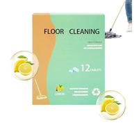 Tabletas Limpiadoras de Suelos,12 Tabletas Predosificadas de Solución Limpiadora - Limpiador doméstico para suelos | Hogar Cocina Baño Recibidor Balcón Apartamento Trabajo
