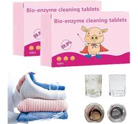 Tabletas multifuncionales de limpieza bio-enzimática, sal explosiva de bio-enzimas, lavado activo de enzimas biológicas, potentes tabletas de limpieza de bio-enzimas para ropa, cortinas, zapatos (2