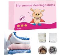 Tabletas multifuncionales de limpieza bio-enzimática, sal explosiva de bio-enzimas, lavado activo de enzimas biológicas, potentes tabletas de limpieza de bio-enzimas para ropa, cortinas, zapatos (1