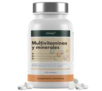 Tabletas multivitamínicas - 400 tabletas veganas, 27 vitaminas y minerales, con complejo de vitamina B, vitamina D, magnesio, potasio y mucho más, sin estearato de magnesio, analizadas en laboratorio