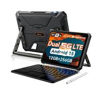 Tabletas Rugged Blackview Active 12 Pro Android 15 11 pulgadas 12GB 256GB/16GB 1TB Tablet PC 30000mAh 90hz 12GB+256GB with keyboard negro